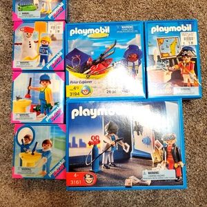 Playmobil NIB 7 sets 2002 unopened